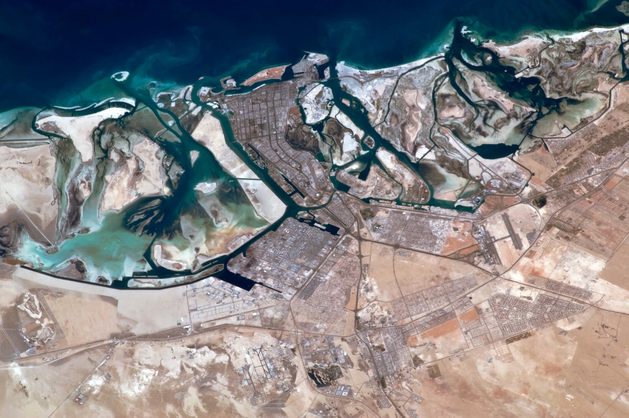 Космоснимок Абу Даби