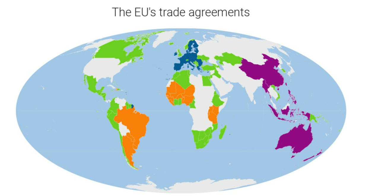 Trade agreements: what the EU is working on, Topics